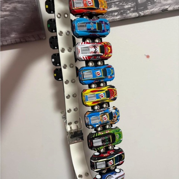 Mine Red and Blue Toy Cars Collection